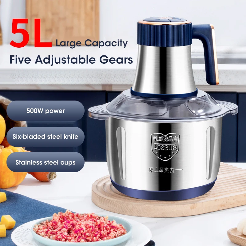 Baby Food Meat - 5L Electric Meat Grinders 304 Stainless