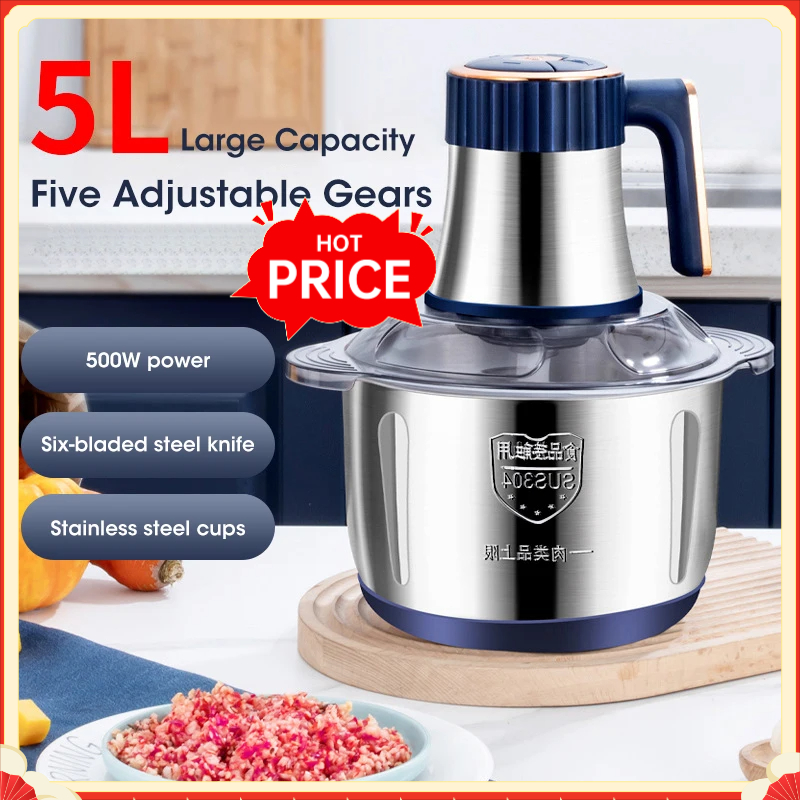 Baby Food Meat - 5L Electric Meat Grinders 304 Stainless
