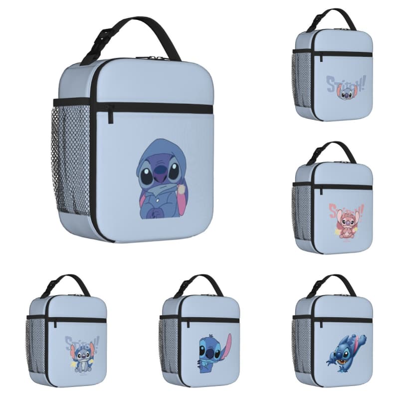 Baby Food Zip Lock Bag - Anime Insulated Stich Lunch Bag Portable