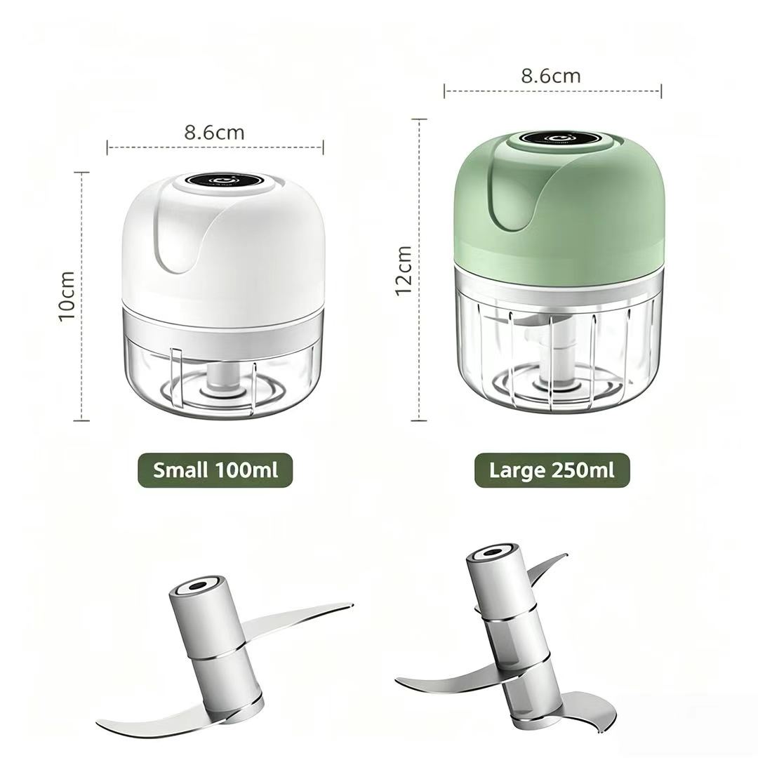 Baby Food For 2 Year Old - 23W USB Rechargeable Electric Garlic Chopper
