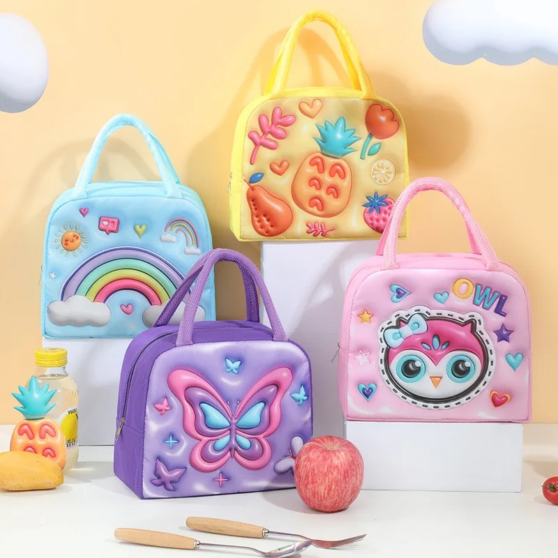 Baby Food Zip Lock Bag - Children's Lunch Box Bag 3D Cartoon