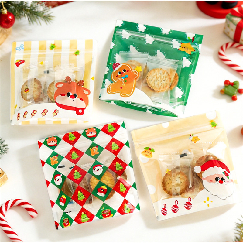 Baby Food Zip Lock Bag - Food Grade Christmas Gift Bags Reusable