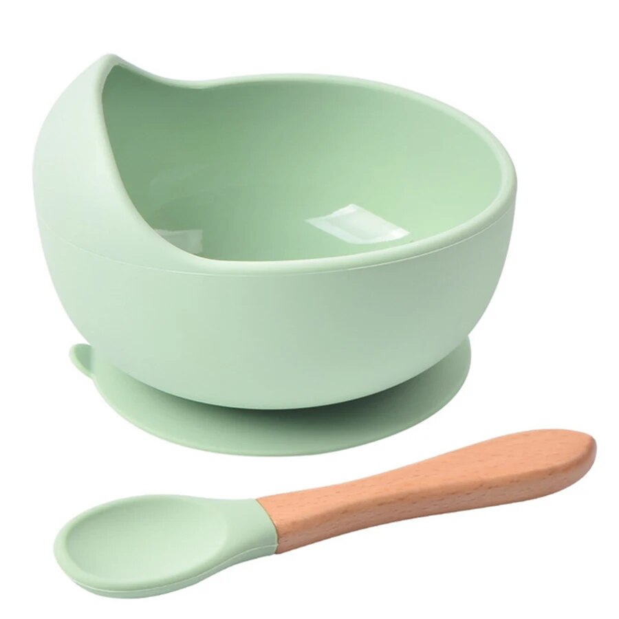Baby Food Bites - High Quality Spill-Proof Silicone Feeding Bowl