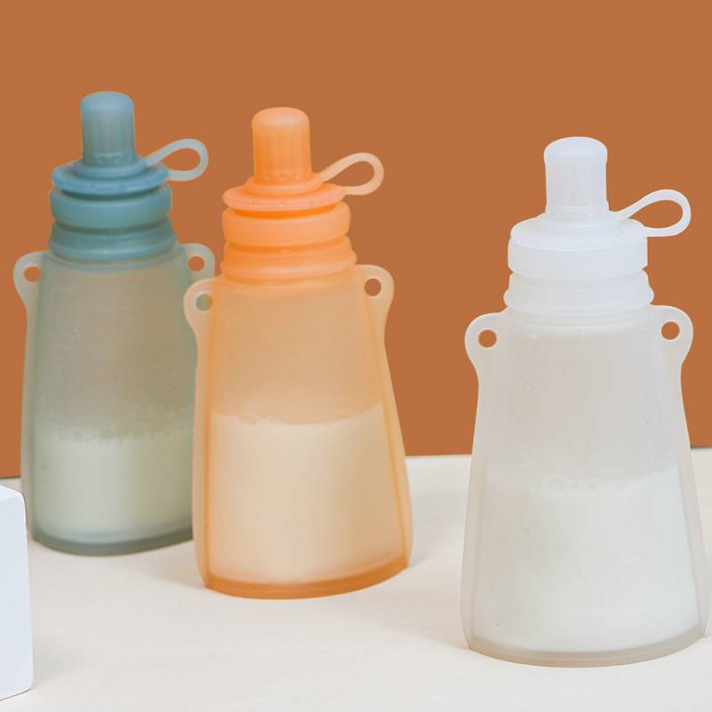 Baby Food Zip Lock Bag - Portable Milk Storage Bag for Infants