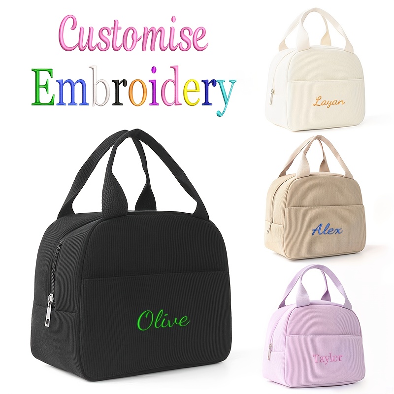 Baby Food Zip Lock Bag - Customized Name Food Thermal Insulated Bag