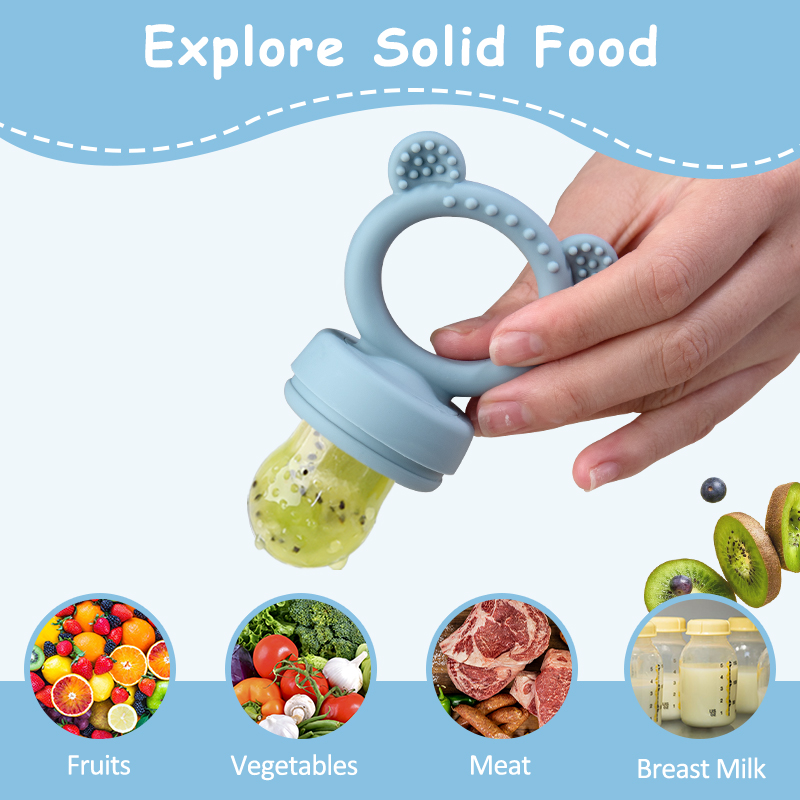 Silicone Bear Shaped Baby Frui - огляд і ціна Baby Food Bites