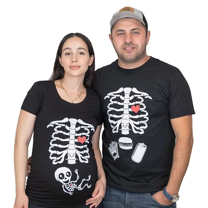 Halloween Skeleton T-Shirts Co - огляд і ціна Food Baby X Ray
