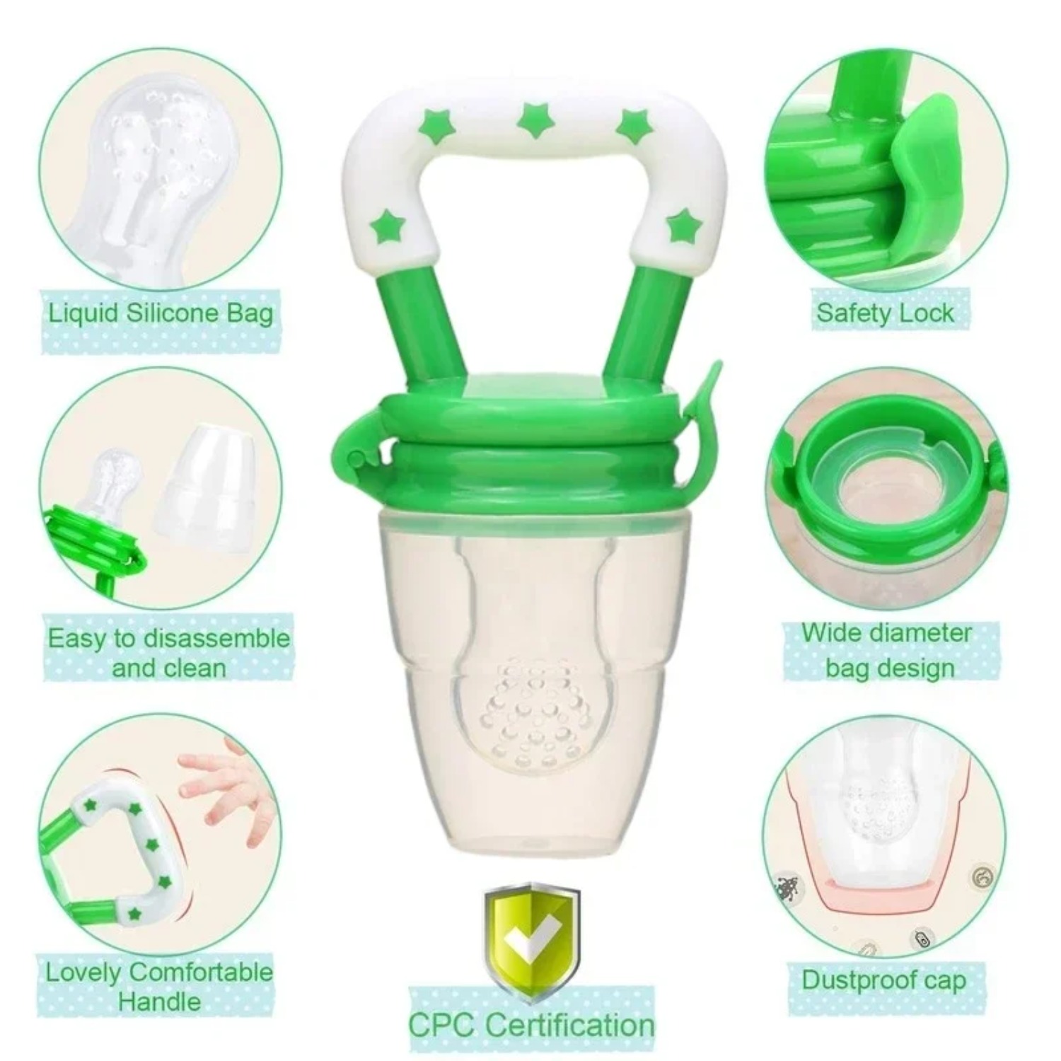 Baby Fruit Food Feeder/pacifie - огляд і ціна Baby Food Bites