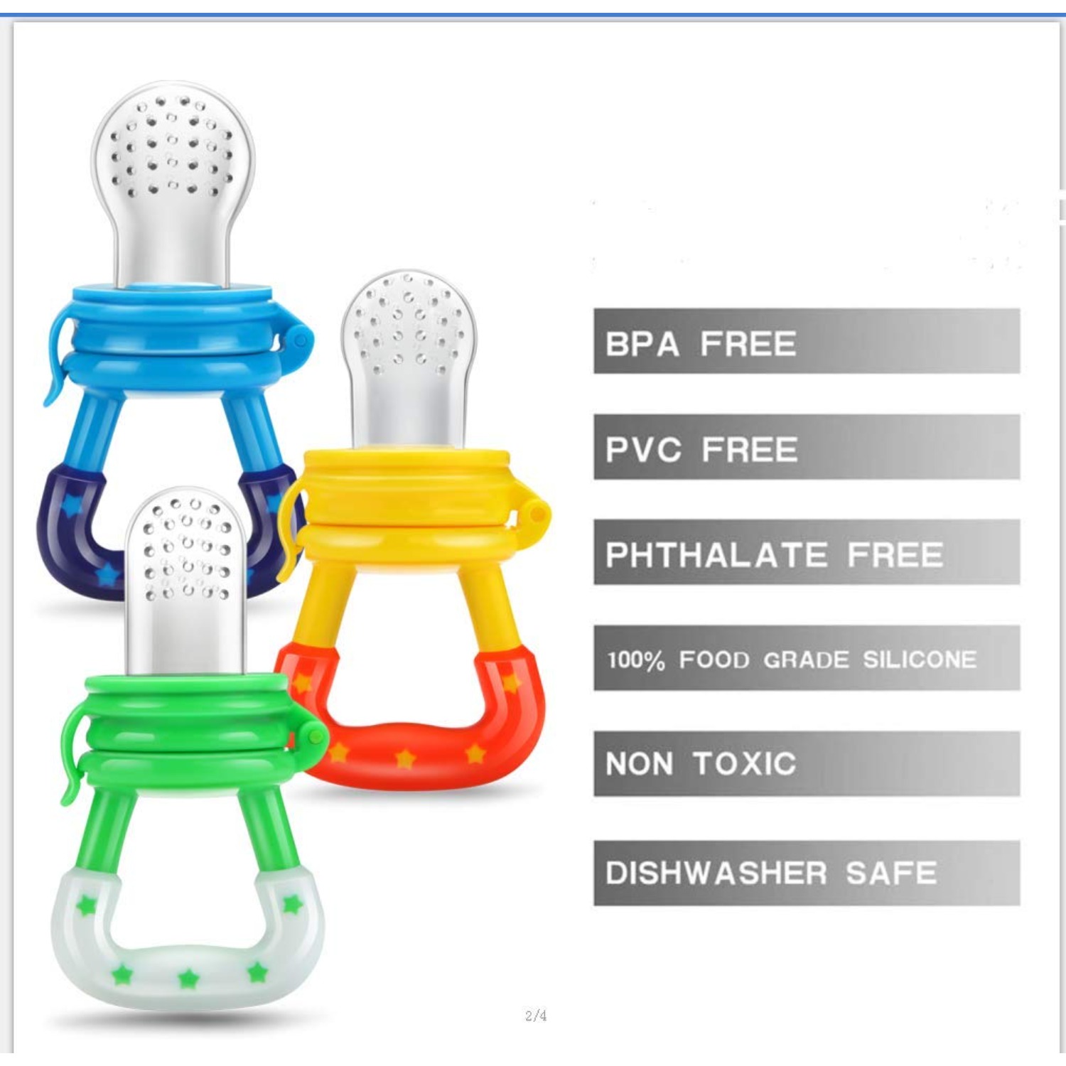 Baby Fruit Food Feeder/pacifie - огляд і ціна Baby Food Bites