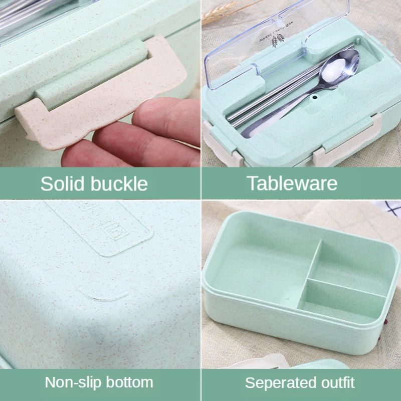 Microwave Lunch Box Wheat Stra - огляд і ціна Baby Food Zip Lock Bag