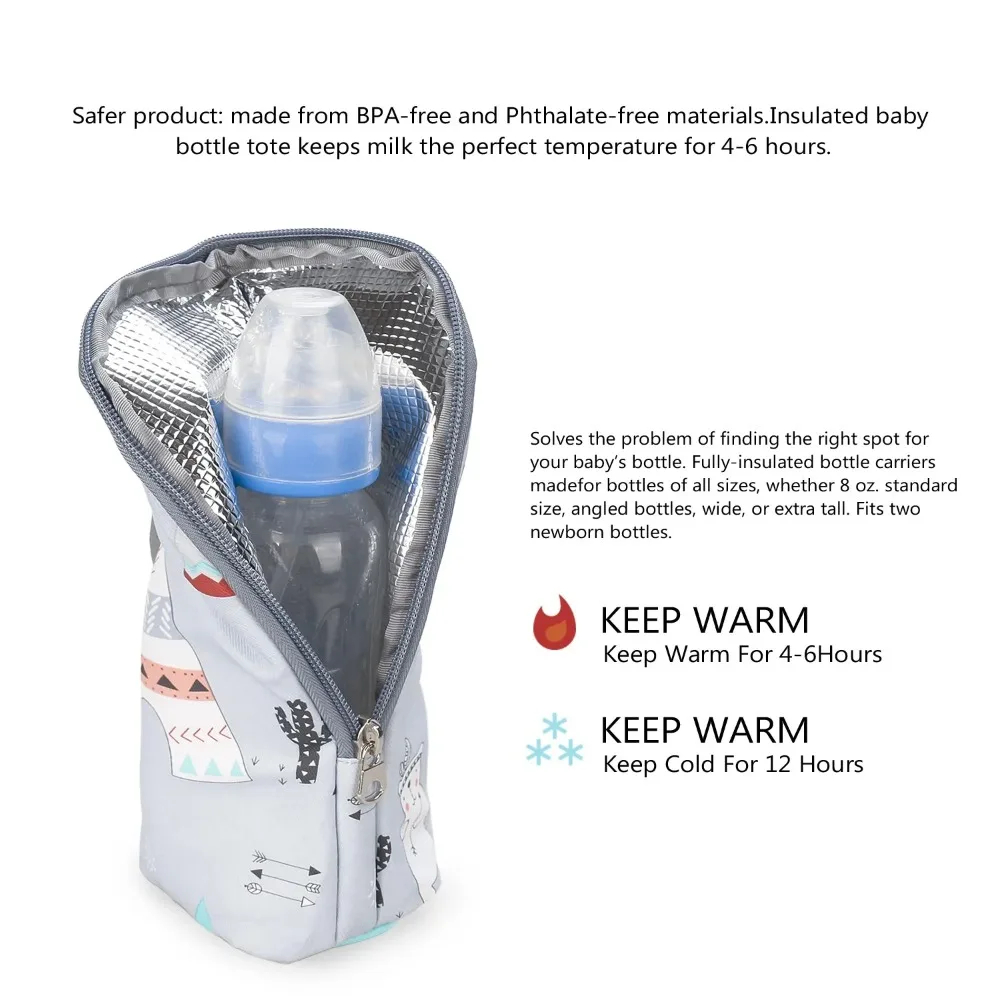 Baby Bottle Warmer Bag Portabl - огляд і ціна Baby Food Zip Lock Bag