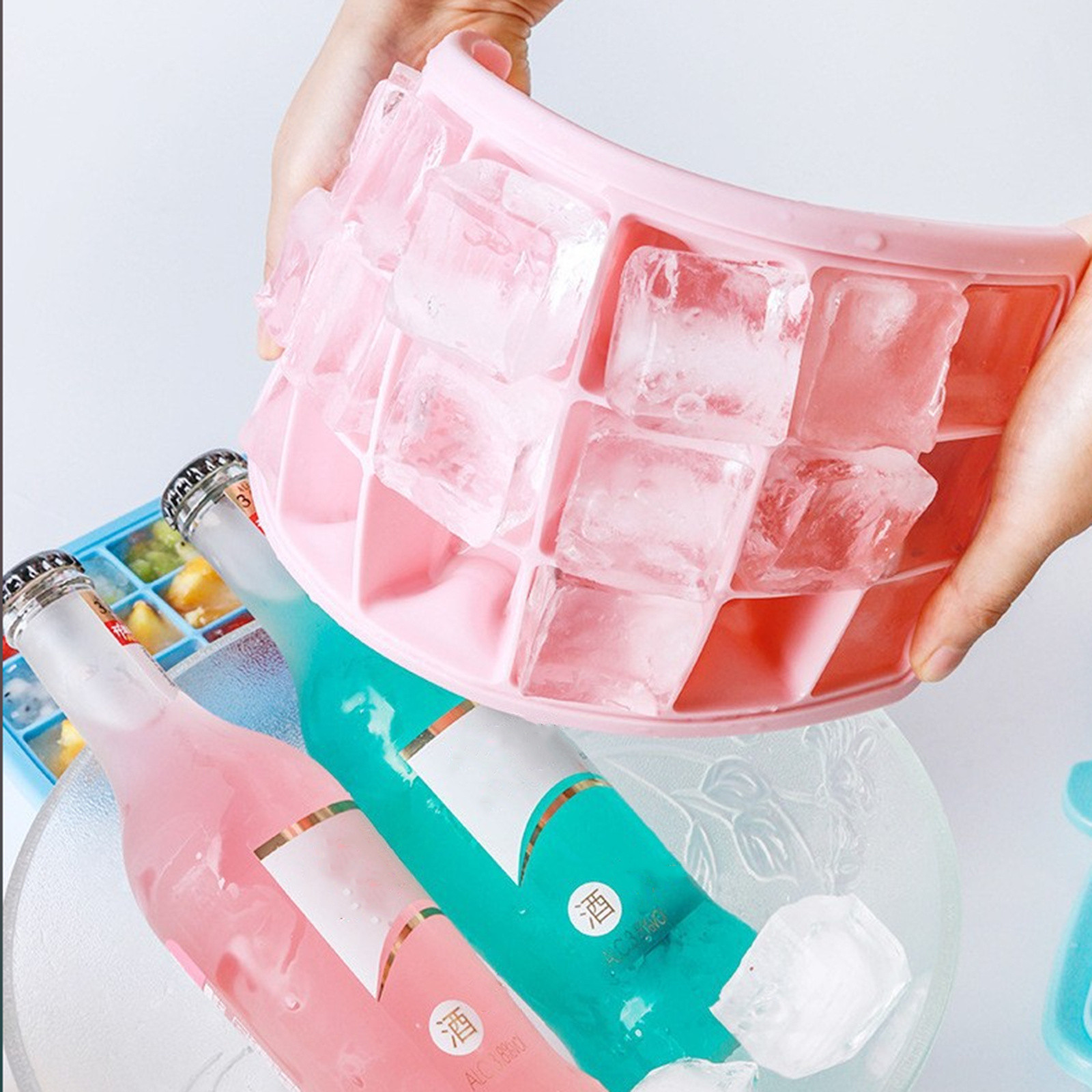 Silicone Ice Cubes Tray with L - огляд і ціна Baby Food Jelly