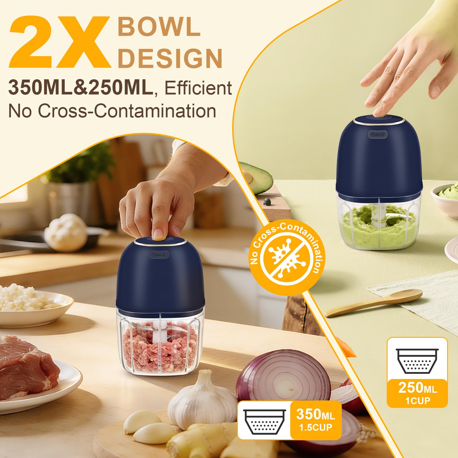 Electric Garlic Chopper, Cordl - огляд і ціна Baby Food Meat