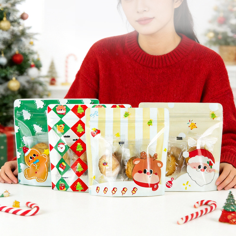 Food Grade Christmas Gift Bags - огляд і ціна Baby Food Zip Lock Bag