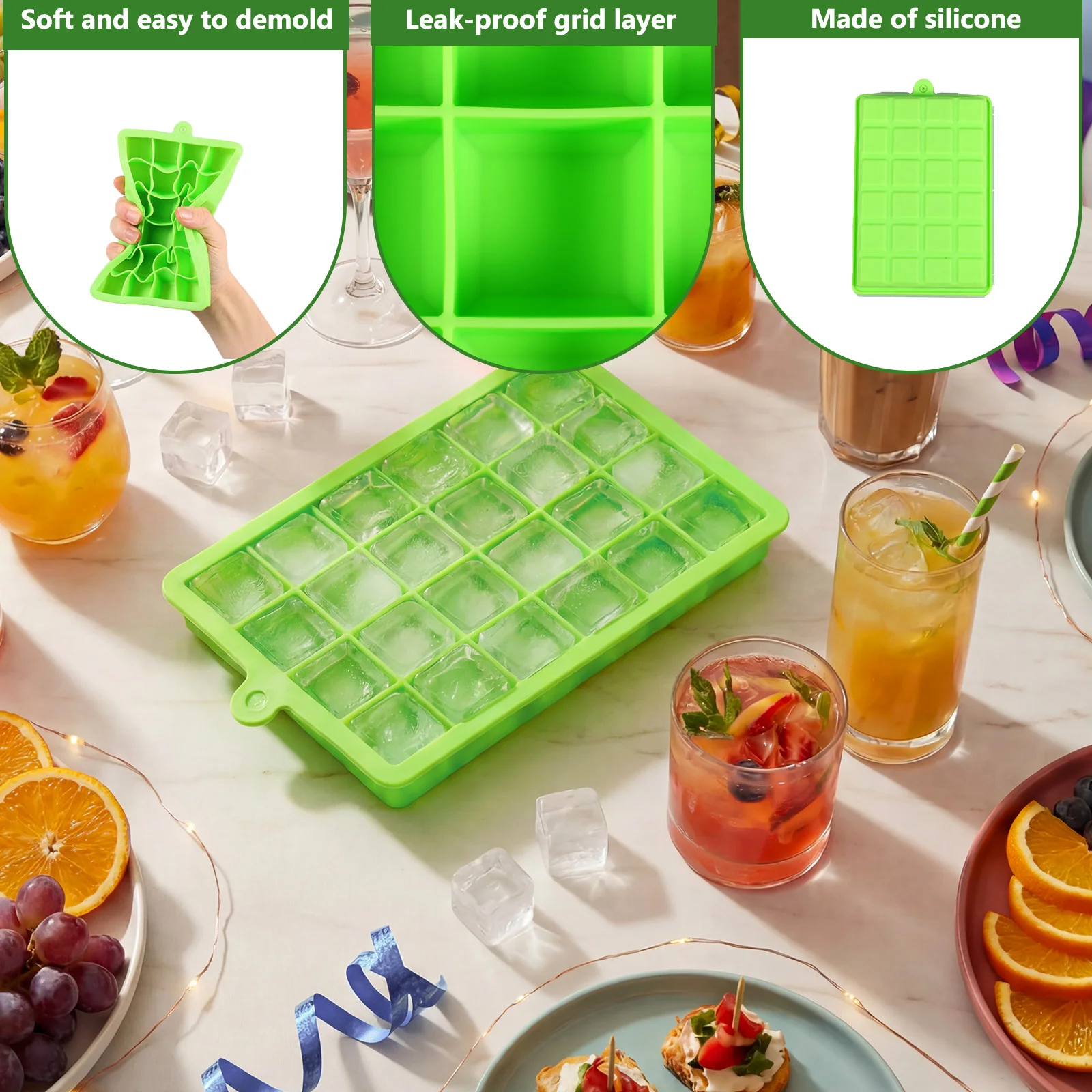 Silicone Ice Cube Tray Easy Re - огляд і ціна Baby Food Jelly