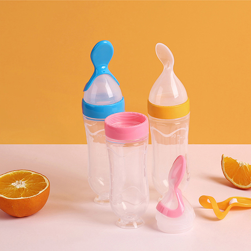 Squeezing Feeding Bottle Silic - огляд і ціна Baby Food Bites
