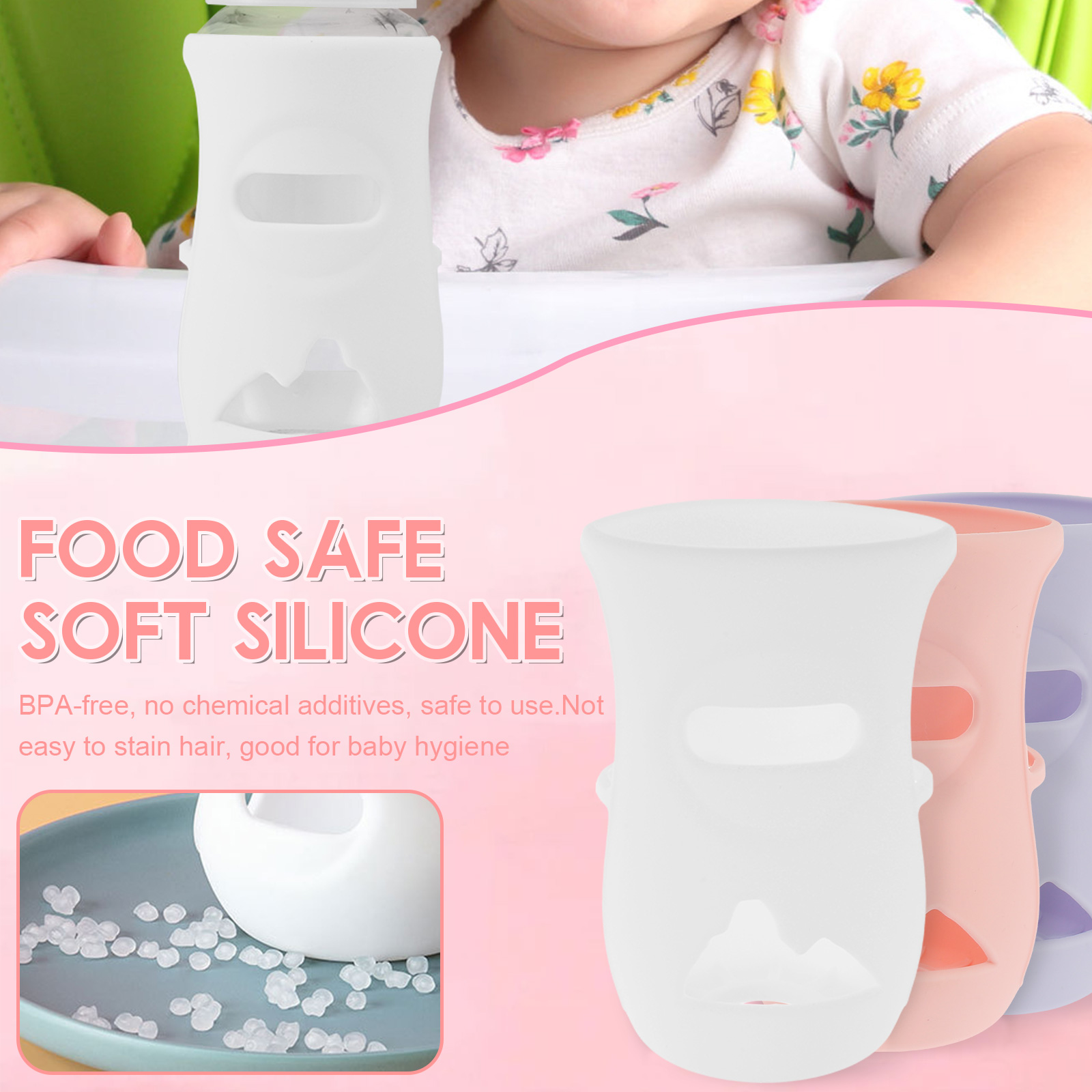 Silicone Sleeves Silicone Baby - огляд і ціна Baby Food Zip Lock Bag