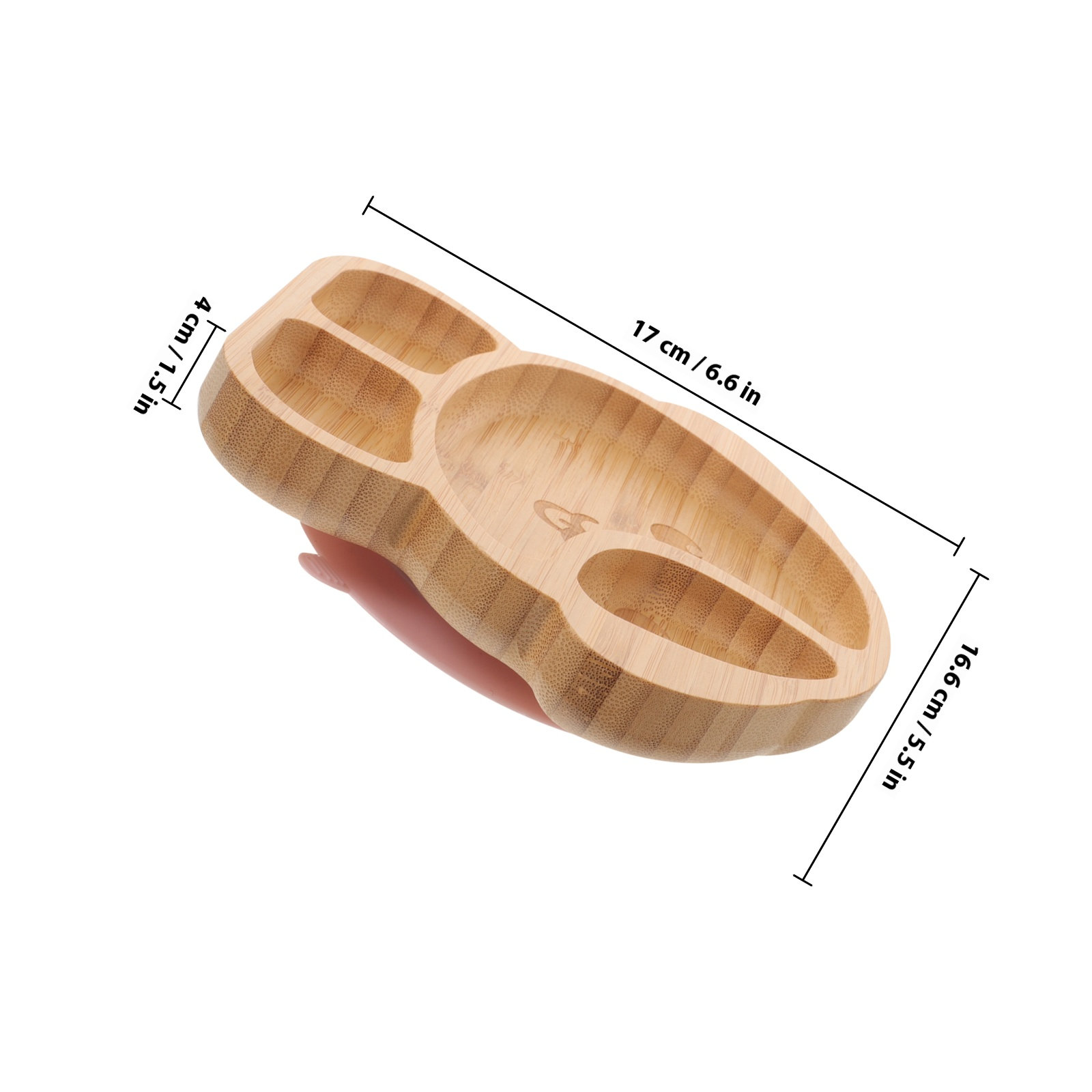 Divided Plate Silicone Bamboo  - огляд і ціна Baby Food Dogs