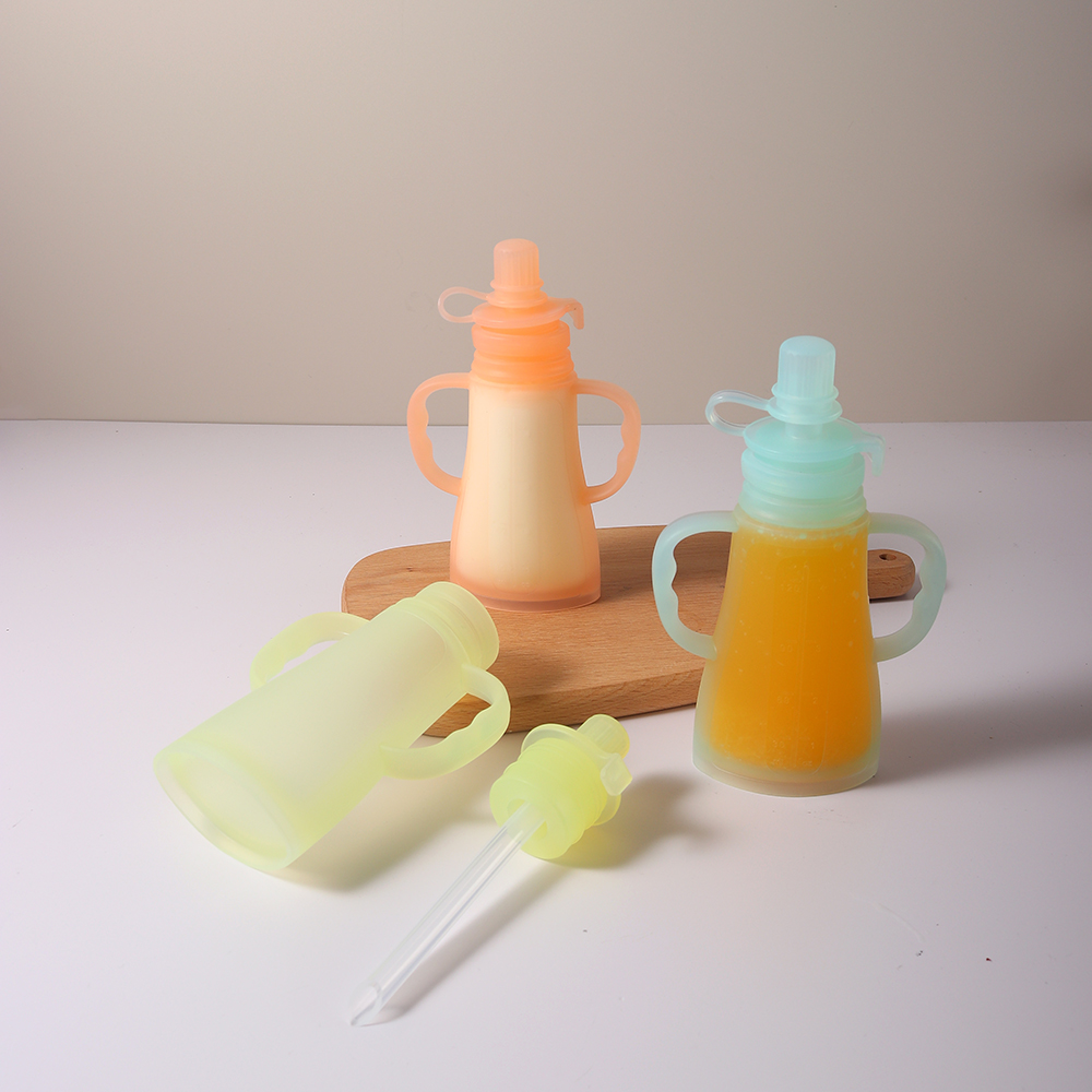 New Reusable Silicone Breast M - огляд і ціна Baby Food Zip Lock Bag