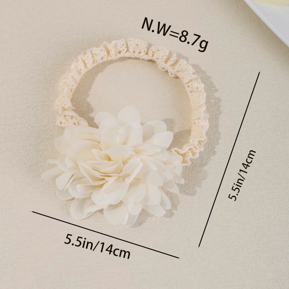 Cream White Lace Flower Bow Ba - огляд і ціна Baby Food Jelly