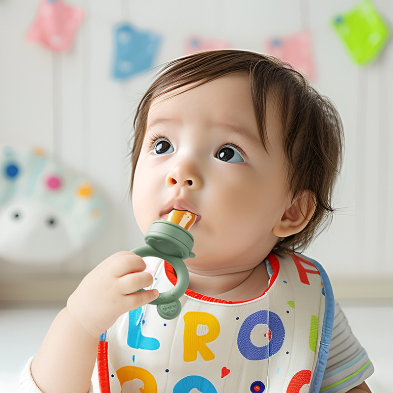Baby Pacifier Fruit Feeder Wit - огляд і ціна Baby Food Bites