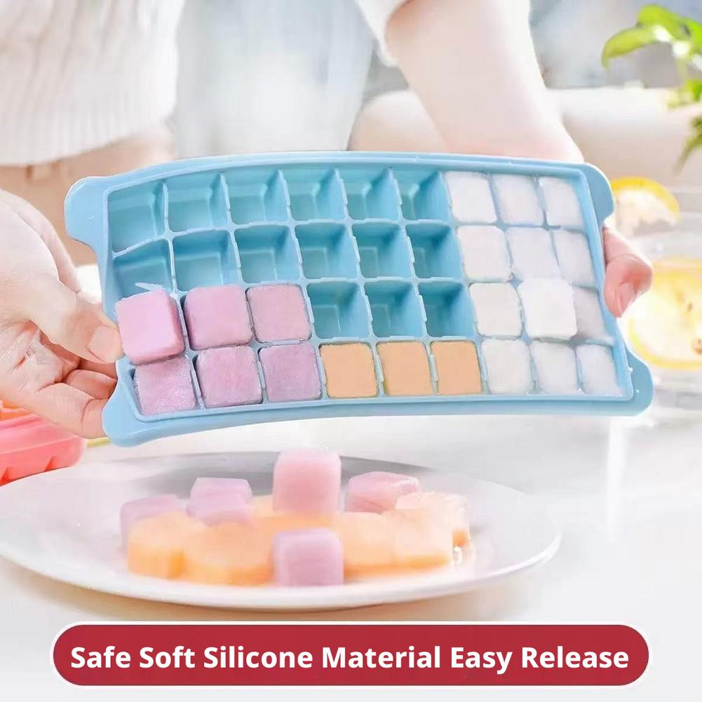Silicone Ice Cubes Tray with L - огляд і ціна Baby Food Jelly