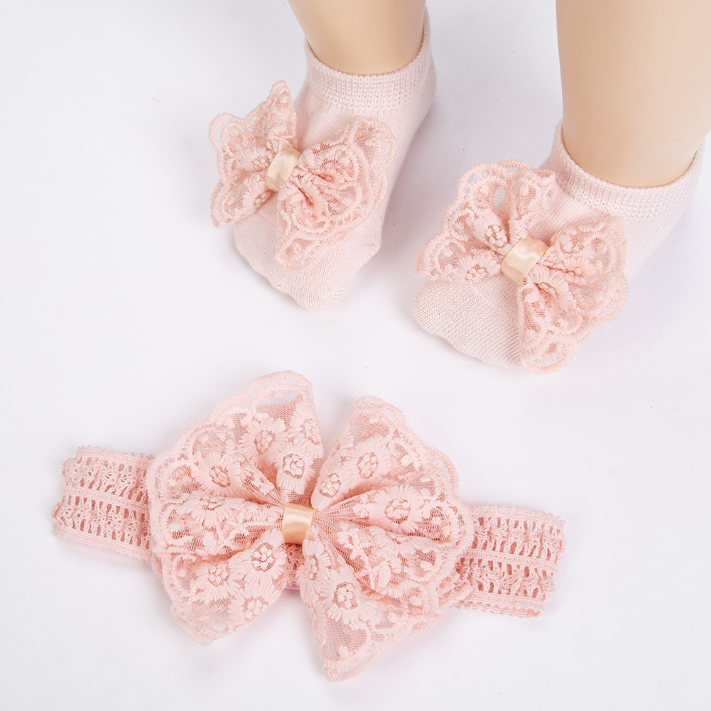 1Set Cream Lace Baby Headbands - огляд і ціна Baby Food Jelly