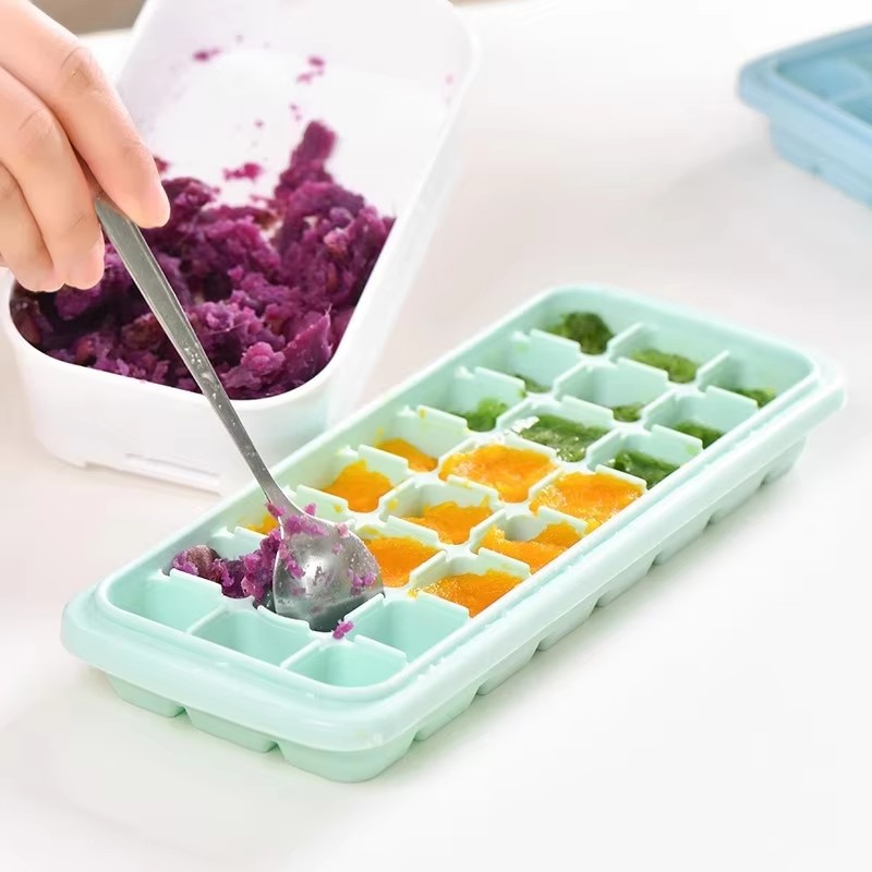 Silicone Ice Cubes Tray with L - огляд і ціна Baby Food Jelly
