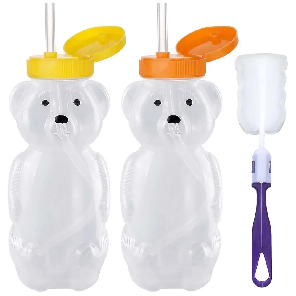 Honey Bear Straw Cups for Babi - огляд і ціна Baby Food Hipp